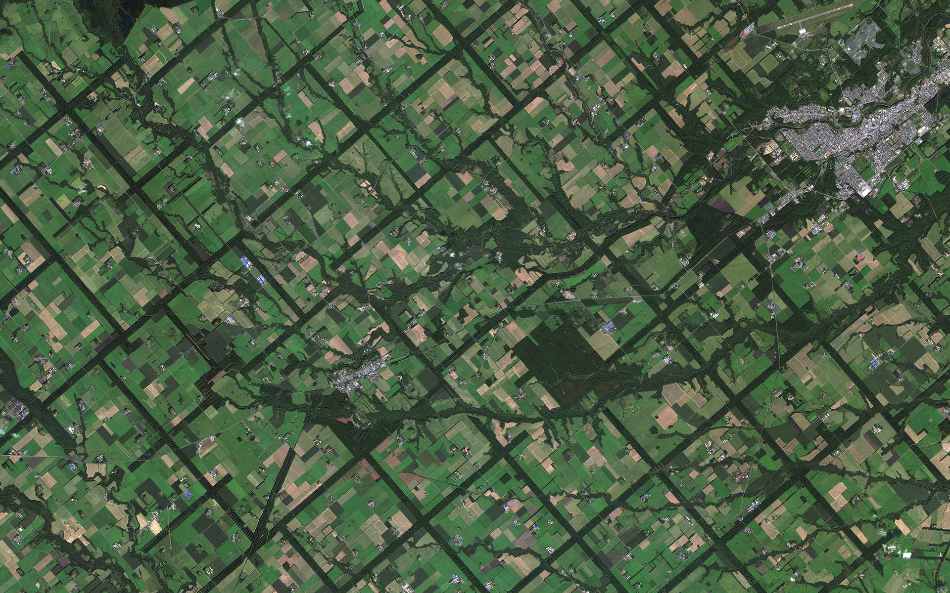 人工衛星への撮影オーダー、スマホから @Nakashibetsu, Japan